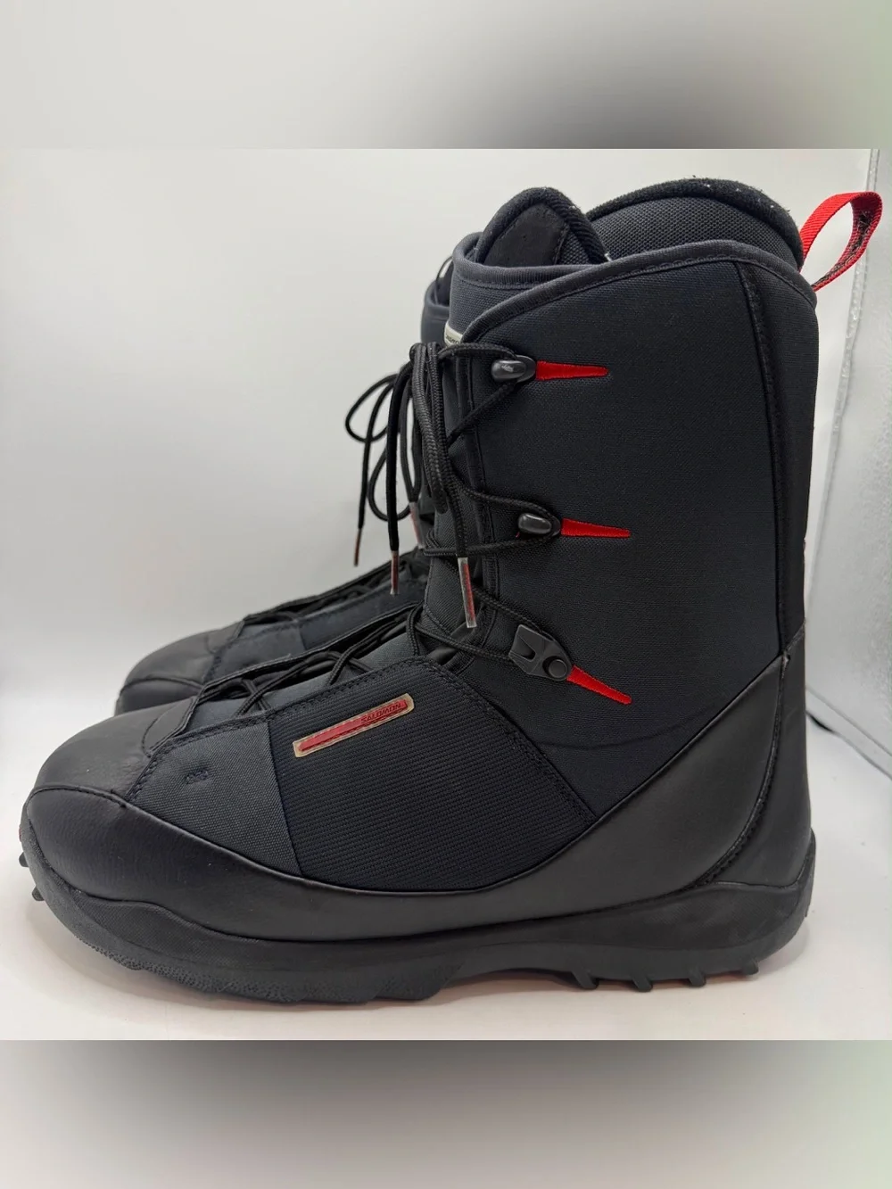 Salomon Symbio Thermicfit Men’s Size 13.5US Snowboard Boots Black Red